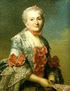 Alexander Roslin mme charlotte suzanne d'holbach oil on canvas